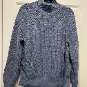 J. Crew. Relaxed Rollneck sweater size Large in Beachside Blue